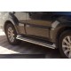 Боковые трубы под штатное крепление (2 шт., нержавейка) для Mitsubishi Pajero Wagon III 1999-2006 гг