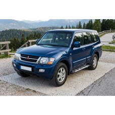 Боковые Подножки Sunrise (2 шт., Алюминий) для Mitsubishi Pajero Wagon III 1999-2006 гг