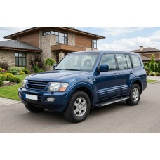 Боковые Подножки Tayga (2 шт., Алюминий) для Mitsubishi Pajero Wagon III 1999-2006 гг