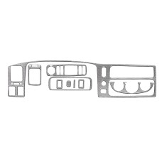 Накладки на панель (2002-2007) Карбон для Mitsubishi Pajero Sport рр