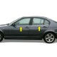 Окантовка вікон (нерж.) OmsaLine - Італійська нержавійка для BMW 3 серія E-46 1998-2006 рр