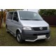 Передній захист хвиля ST007 (нерж) для Volkswagen T5 Transporter 2003-2010 рр