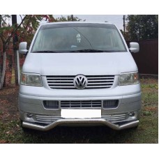 Нижня губа хвиля ST007 (нерж) для Volkswagen T5 Transporter 2003-2010 рр