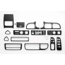 Накладки на панель (Meric, 1995-1999) Алюміній для Peugeot 406 рр