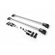 Перемычки на рейлинги с ключем Wingbar V2 (2 шт) Черный для BMW 5 серия F-10/11/07 2010-2016 гг