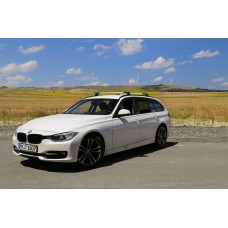 Перемички на рейлінги WingBar V2 (2 шт) Сірий для BMW 5 серія G30/31 2017-2023 рр