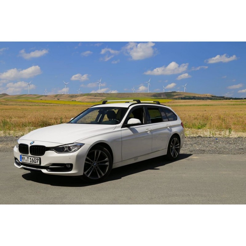 Перемички на рейлінги WingBar V2 (2 шт) Чорний для BMW 5 серія G30/31 2017-2023 рр