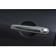 Накладки на ручки (4 шт, нерж) для Mazda 2 2003-2007 рр