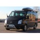 Защита переднего бампера WT003 (2006-2014, Нержавейка) для Ford Transit
