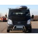 Защита переднего бампера WT003 (2006-2014, Нержавейка) для Ford Transit