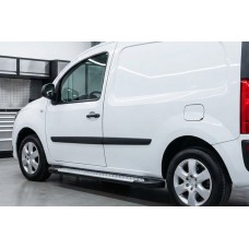 Боковые Подножки Allmond Grey (2 шт., Алюминий) Короткая База для Renault Kangoo 2008–2020 гг