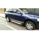 Боковые пороги Allmond Grey (2 шт, алюм) для Volkswagen Touareg 2002-2010 гг