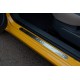 Накладки на пороги 500 (OmsaLine, 2 шт., нержавейка) для Fiat 500/500L 2013-2022 гг