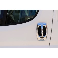 Накладки на ручки (нерж.) Накладки на ручки (4 частини) для Fiat Ducato 2006-2025 рр