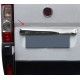 Хром планка над номером (нерж.) OmsaLine - Італійська нержавійка для Fiat Ducato 2006-2025 рр