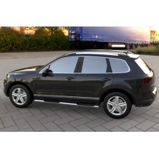 Бічні труби (2 шт, нерж) для Volkswagen Touareg 2010-2018 рр