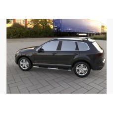 Бічні труби (2 шт, нерж) для Volkswagen Touareg 2010-2018 рр