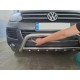 Кенгурятник WT003 (нерж) для Volkswagen Touareg 2010-2018 рр