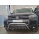 Кенгурятник WT003 (нерж) для Volkswagen Touareg 2010-2018 рр