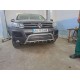 Кенгурятник WT003 (нерж) для Volkswagen Touareg 2010-2018 рр