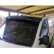 Козирьок на лобове скло (чорний глянець, 5мм) для Fiat Doblo I 2001-2005 рр