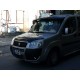 Козирьок на лобове скло (чорний глянець, 5мм) для Fiat Doblo I 2001-2005 рр