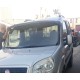 Козирьок на лобове скло (чорний глянець, 5мм) для Fiat Doblo I 2001-2005 рр