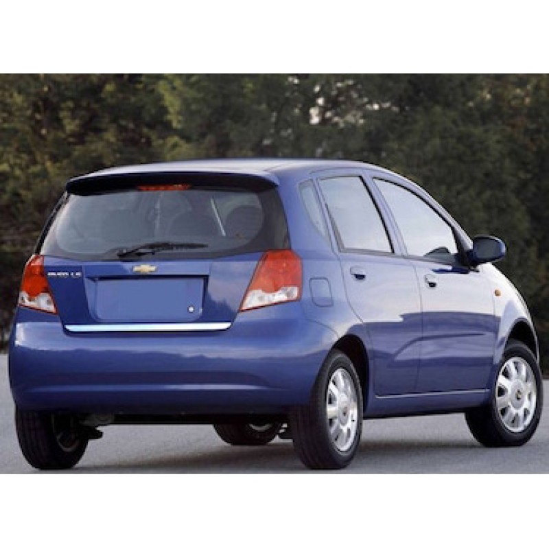 Кромка багажника (нерж.) HB для Chevrolet Aveo T200 2002-2008 рр