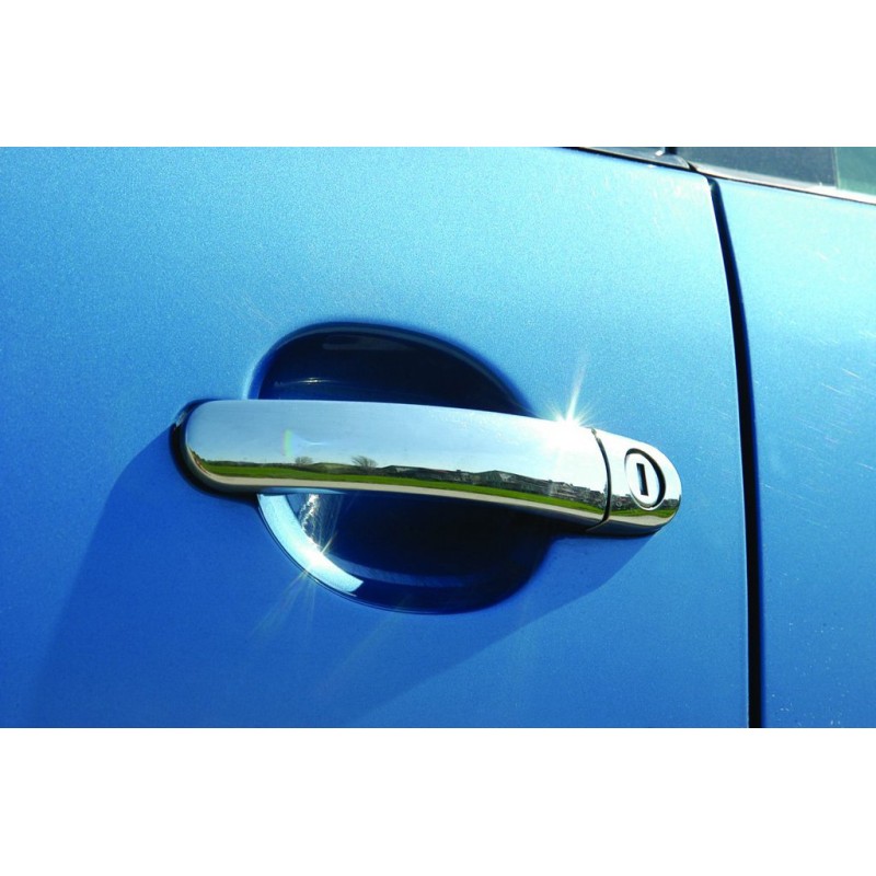 Накладки на ручки плоскі (4 шт.) для Skoda Octavia II A5 2010-2013рр