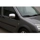 Накладки на Зеркала Вариант №2 (2 шт., Нержавейка) для Ford Connect 2010-2013 гг