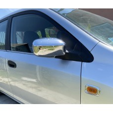 Накладки на дзеркала (2 шт., пласт.) для Honda Civic Sedan VII 2001-2006 рр
