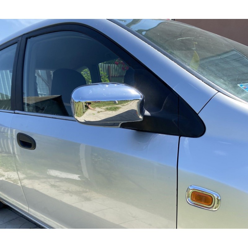 Накладки на дзеркала (2 шт., пласт.) для Honda Civic Sedan VII 2001-2006 рр