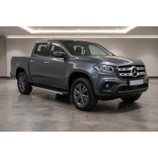 Боковые Подножки Duru (2 шт., Алюминий) для Mercedes X class 2017-2020 гг