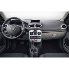 Накладки на панель 2008-2012 Карбон для Renault Clio III