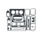 Накладки на панель Карбон для Seat Leon 1999-2005 рр