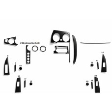 Накладки на панель (Meric, Туреччина) для SsangYong Action 2005-2018 рр