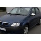 Накладки на дзеркала верхня частина (2 шт, нерж) для Dacia Logan I 2005-2008 рр Накладки на дзеркала верхня частина (2 шт, нерж) для Dacia Logan I 2005-2008 рр
