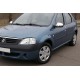 Верхние накладки на зеркала (2 шт, нержавейка) для Renault Logan I 2005-2008 гг
