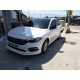 Передня накладка на бампер (2016-2021, під фарбування) для Fiat Tipo 2016- рр