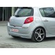 Накладка на задний бампер V1 (под покраску) для Renault Clio III 2005-2012 гг