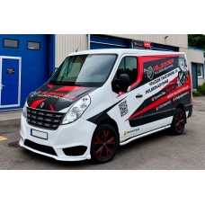 Передний бампер AMG (накладка, под покраску) для Renault Master 2011-2023 гг