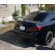 Накладка на задній бампер (під фарбування) для Toyota Corolla 2007-2013 рр