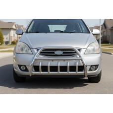 Кенгурятник WT003 (нержавейка) для Kia Carens 1999-2012 гг