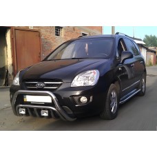 Кенгурятник WT003 (нержавейка) для Kia Carens 1999-2012 гг