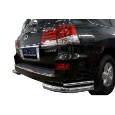 Задні подвійні куточки (нерж) для Lexus LX570/450d 2008-2022 рр