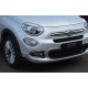 Накладки на ПТФ (нерж) для Fiat 500X 2014-2024 рр Накладки на ПТФ (нерж) для Fiat 500X 2014-2024 рр