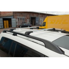Перемычки на рейлинги без ключа Flybar (2 шт) Черный для Peugeot Expert 2017- гг