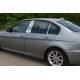 Накладки на дверные стойки (нерж) Carmos - Турецкая сталь для BMW 3 серия E-90/91/92/93 2005-2011 гг