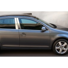 Накладки на дверні стійки (нерж) для BMW 3 серія F-30/31/34 2012-2019 рр
