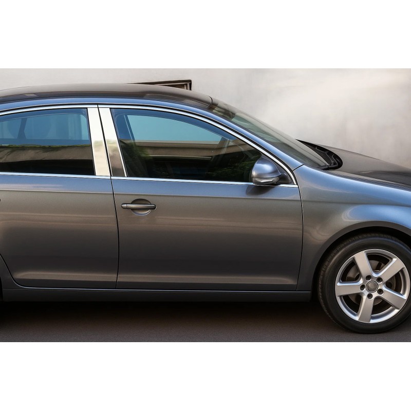 Накладки на дверні стійки (нерж) для BMW 3 серія F-30/31/34 2012-2019 рр